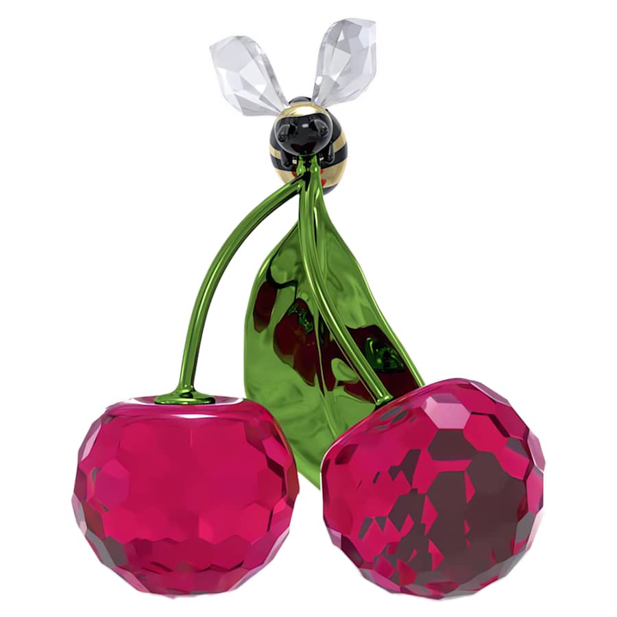 FIGURA DE CRISTAL SWAROVSKI BEE AND CHERRY