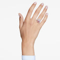 ANILLO SWAROVSKI IDYLLIA TALLAS MIXTAS, CONCHA DE MAR, ROSA, BAÑO DE RODIO