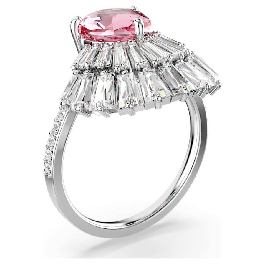 ANILLO SWAROVSKI IDYLLIA TALLAS MIXTAS, CONCHA DE MAR, ROSA, BAÑO DE RODIO