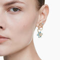 ARETES SWAROVSKI IDYLLIA, BLANCO, BAÑO DE RODIO
