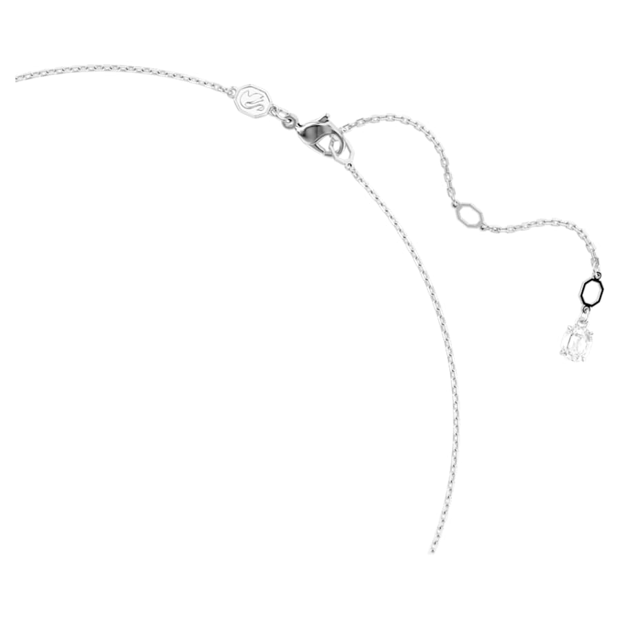 COLLAR SWAROVSKI IDYLLIA, COPO DE NIEVE, DISEÑO NECKLACE, BLANCO, BAÑO DE RODIO
