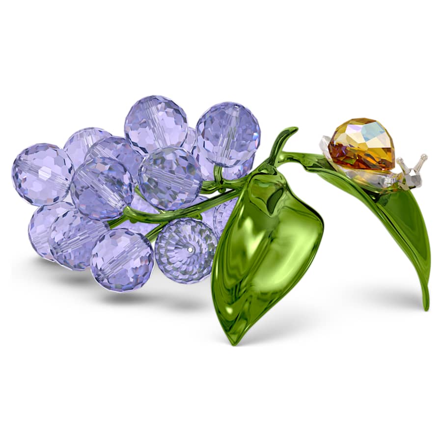 FIGURA DE CRISTAL SWAROVSKI IDYLLIA CARACOL Y ARCÁNDANOS