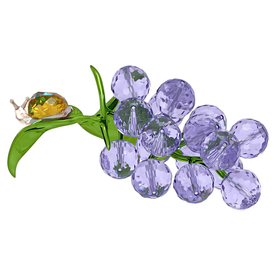 FIGURA DE CRISTAL SWAROVSKI IDYLLIA CARACOL Y ARCÁNDANOS
