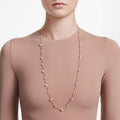 COLLAR SWAROVSKI IMBER TALLA REDONDA, BLANCO, BAÑO TONO ORO
