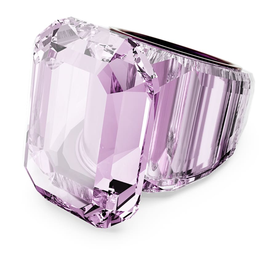 ANILLO SWAROVSKI LUCENT TALLA OCTOGONAL, ROSA