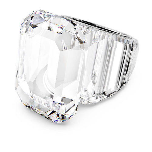 ANILLO SWAROVSKI LUCENT TALLA OCTOGONAL, BLANCO