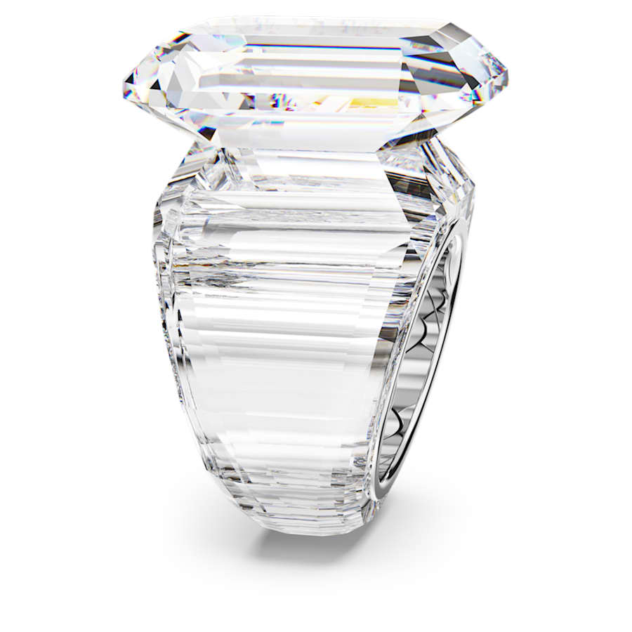 ANILLO SWAROVSKI  LUCENT TALLA OCTOGONAL, BLANCO, TALLA 58