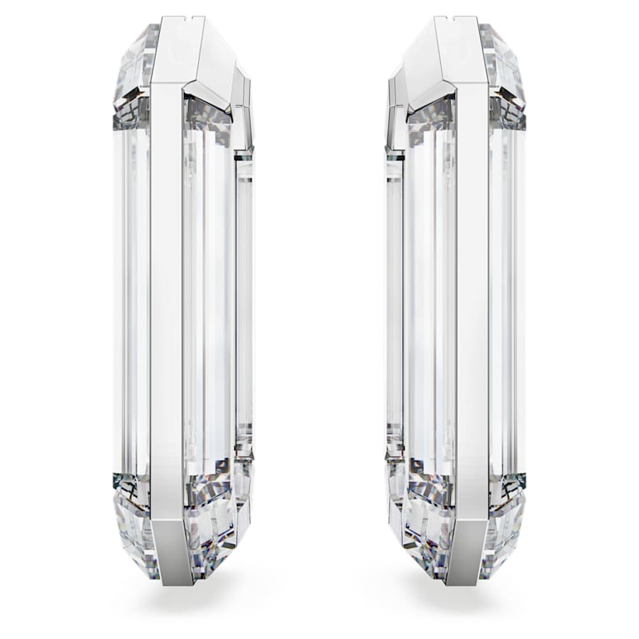 ARETES SWAROVSKI LUCENT ARTE, FORMA OCTAGONAL, BLANCO