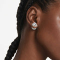 ARETES SWAROVSKI LUCENT, DISEÑO ARETES, CRISTAL, BAÑO DE RODIO