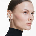 ARETES SWAROVSKI MATRIX SET SWAROVSKI(3), CRYSTAL PEARL, TALLA REDONDA, BLANCO, BAÑO DE RODIO