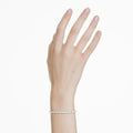 PULSERA SWAROVSKI TENNIS MATRIX CRYSTAL PEARLS, TALLA REDONDA, BLANCA, BAÑO DE RODIO TALLA M