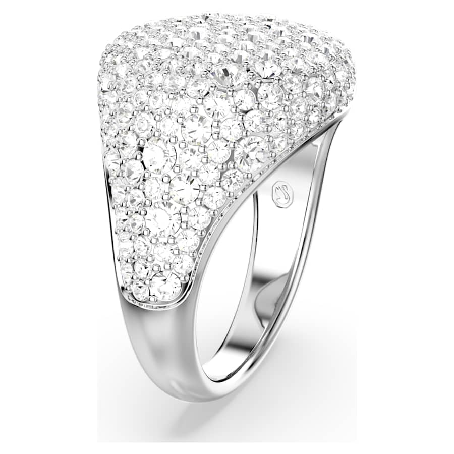 ANILLO SWAROVSKI METEORA BLANCO, BAÑO DE RODIO