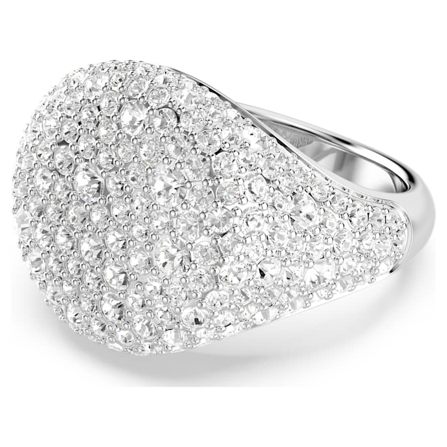 ANILLO SWAROVSKI METEORA BLANCO, BAÑO DE RODIO