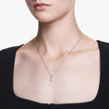 COLLAR SWAROVSKI METEORA BLANCO, BAÑO DE RODIO