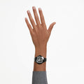 RELOJ SWAROVSKI OCTEA MOON BRAZALETE DE ACERO INOXIDABLE PVD NEGRO, ESFERA NEGRA, MOVIMIENTO CUARZO, CAJA 37 MM, MUJER
