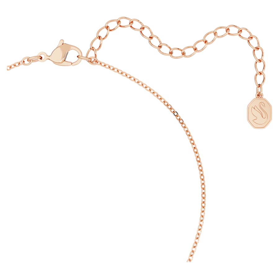 SET SWAROVSKI ORIGINALLY CRYSTAL PEARLS, BLANCO, BAÑO TONO ORO ROSA