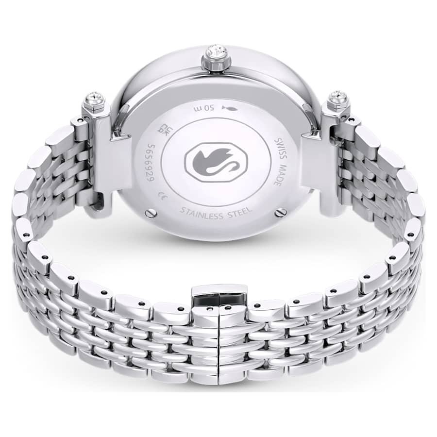 RELOJ SWAROVSKI CRYSTALLINE WONDER BRAZALETE DE ACERO INOXIDABLE, DIAL DE CRISTALES, MOVIMIENTO CUARZO, CAJA 35MM, MUJER