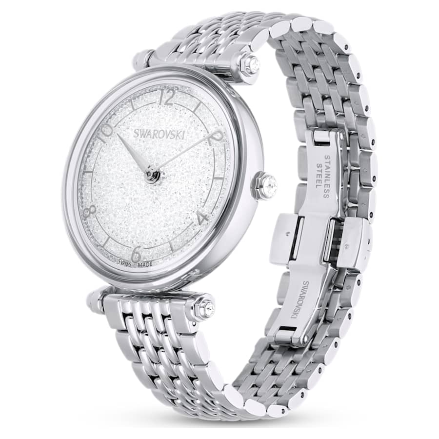 RELOJ SWAROVSKI CRYSTALLINE WONDER BRAZALETE DE ACERO INOXIDABLE, DIAL DE CRISTALES, MOVIMIENTO CUARZO, CAJA 35MM, MUJER
