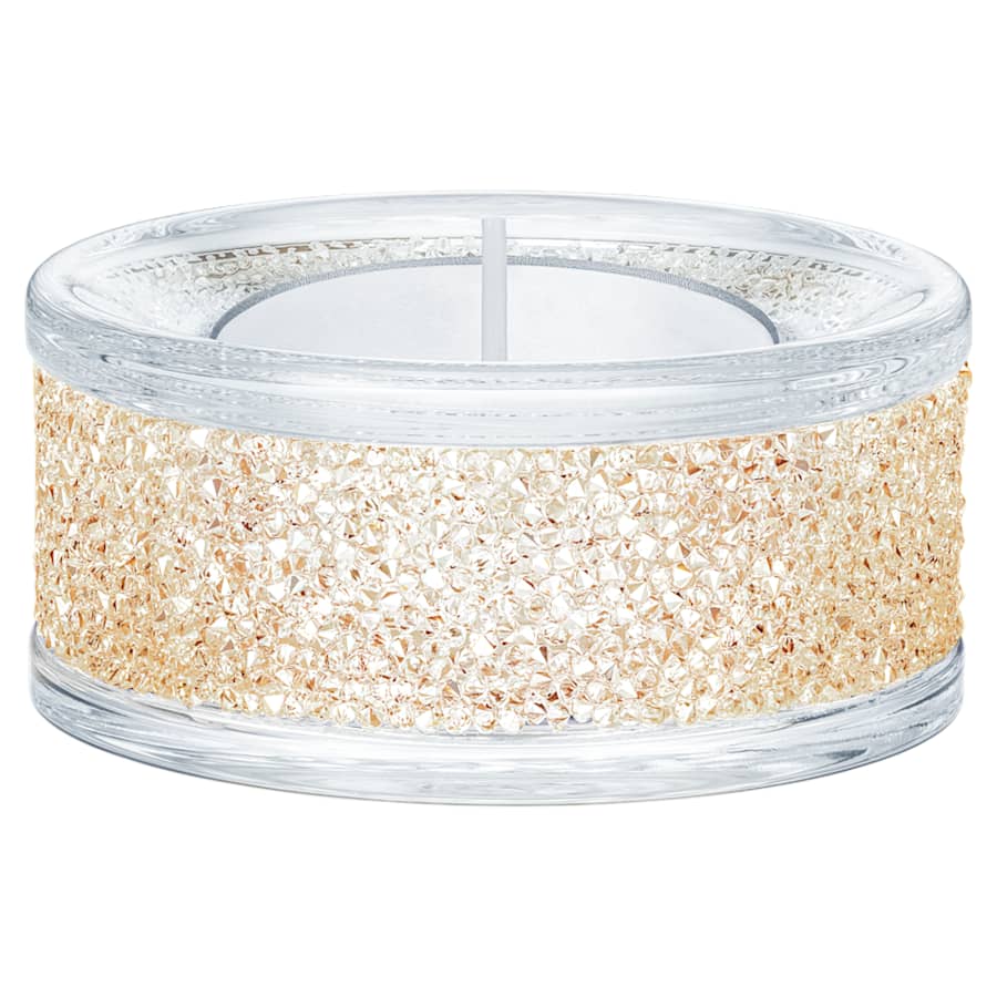 FIGURA DE CRISTAL SWAROVSKI CANDELABRO SHIMMER TONO ORO