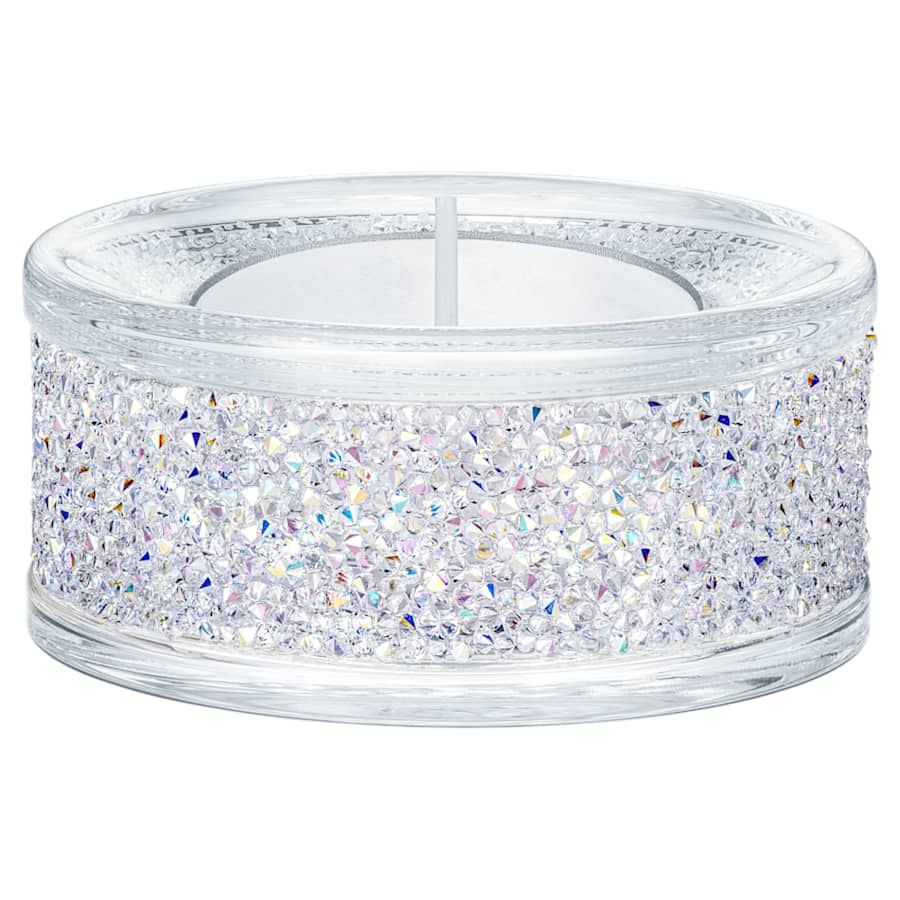 FIGURA DE CRISTAL SWAROVSKI CANDELABRO SHIMMER TONO MORADO