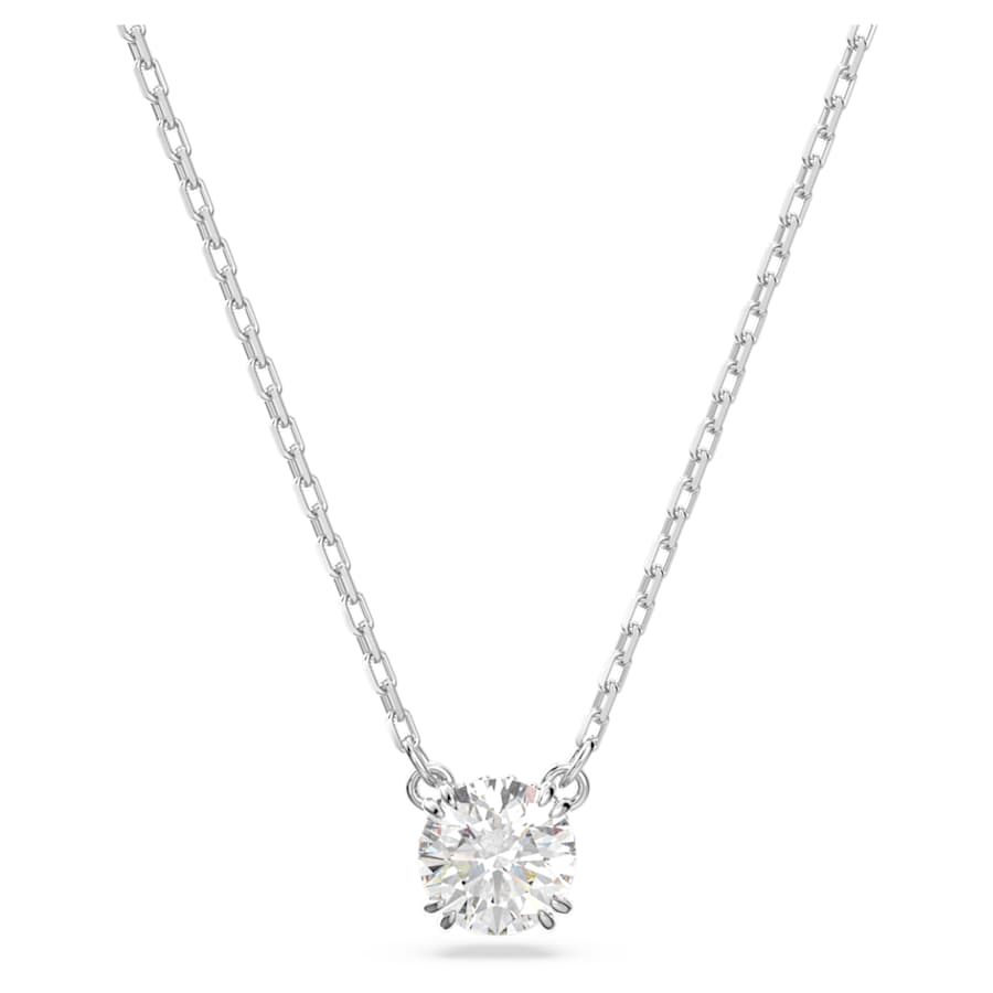 COLLAR SWAROVSKI CONSTELLA TALLA REDONDA, BLANCO, BAÑO DE RODIO
