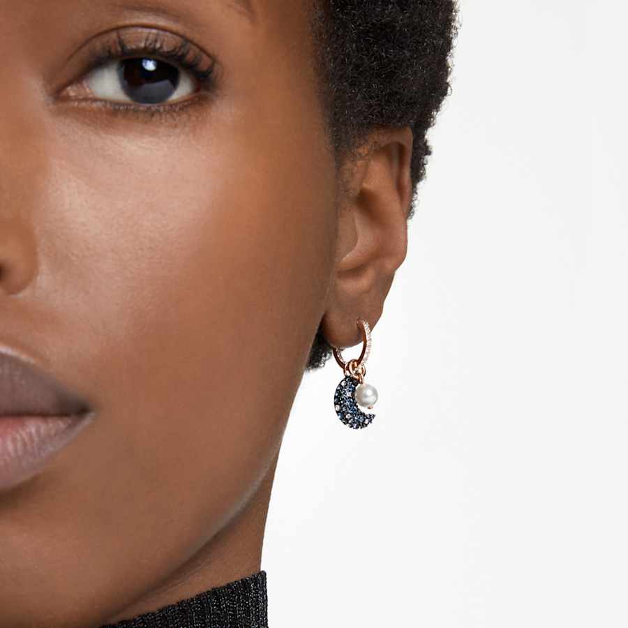 ARETES SWAROVSKI LUNA CRYSTAL PEARLS, DISECÑO ASIMC