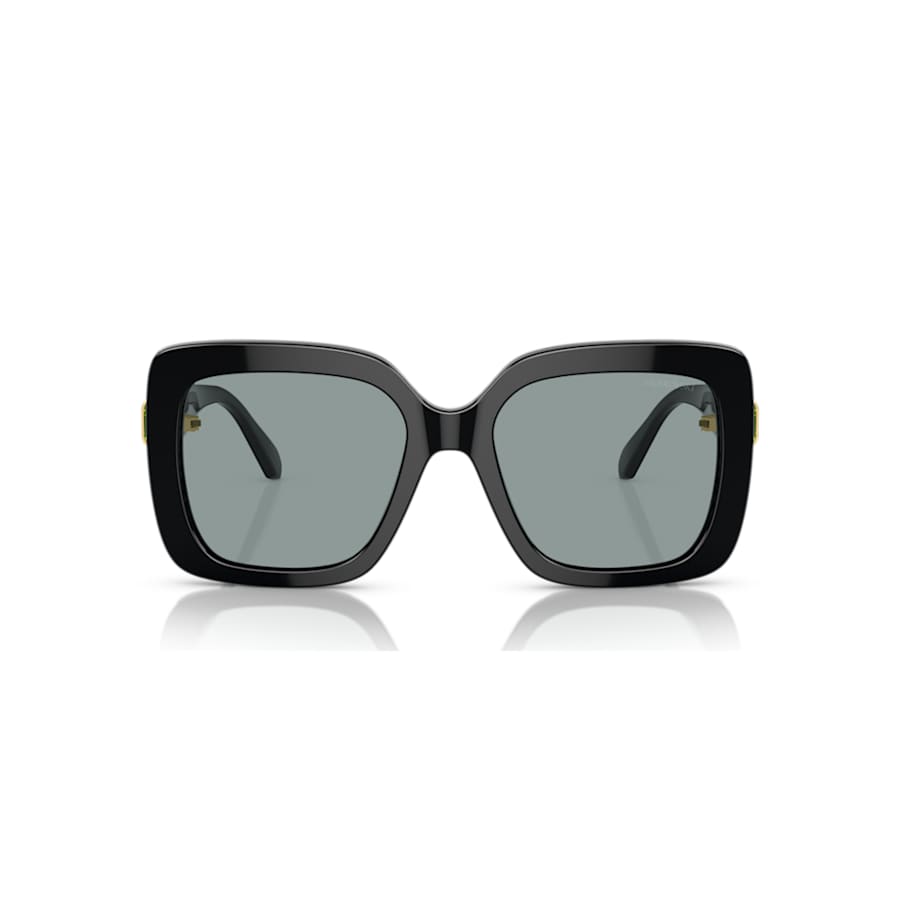 LENTES DE SOL SWAROVSKI LUCENT, FORMA CUADRADA, NEGRAS