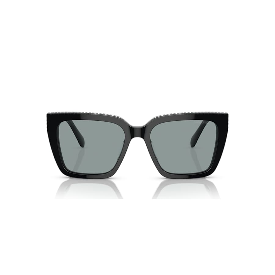 LENTES DE SOL SWAROVSKI ORBITA FORMA CUADRADA, NEGRAS