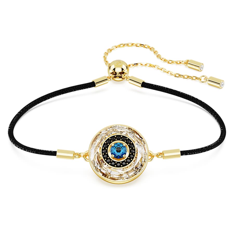 PULSERA SWAROVSKI SYMBOLICA OJO TURCO, MULTICOLOR, BAÑO TONO ORO, TALLA M
