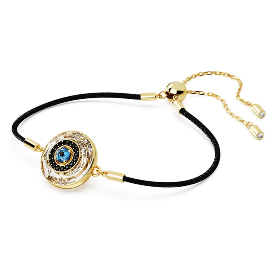 PULSERA SWAROVSKI SYMBOLICA OJO TURCO, MULTICOLOR, BAÑO TONO ORO, TALLA M