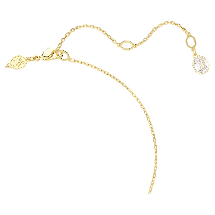 COLLAR SWAROVSKI SYMBOLICA OJO TURCO, PEQUECÑO, MULTICOLOR, BAÑO TONO ORO