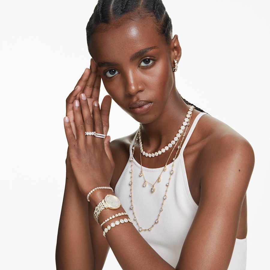 PULSERA SWAROVSKI TENNIS ANGELIC TALLA REDONDA, PAVC