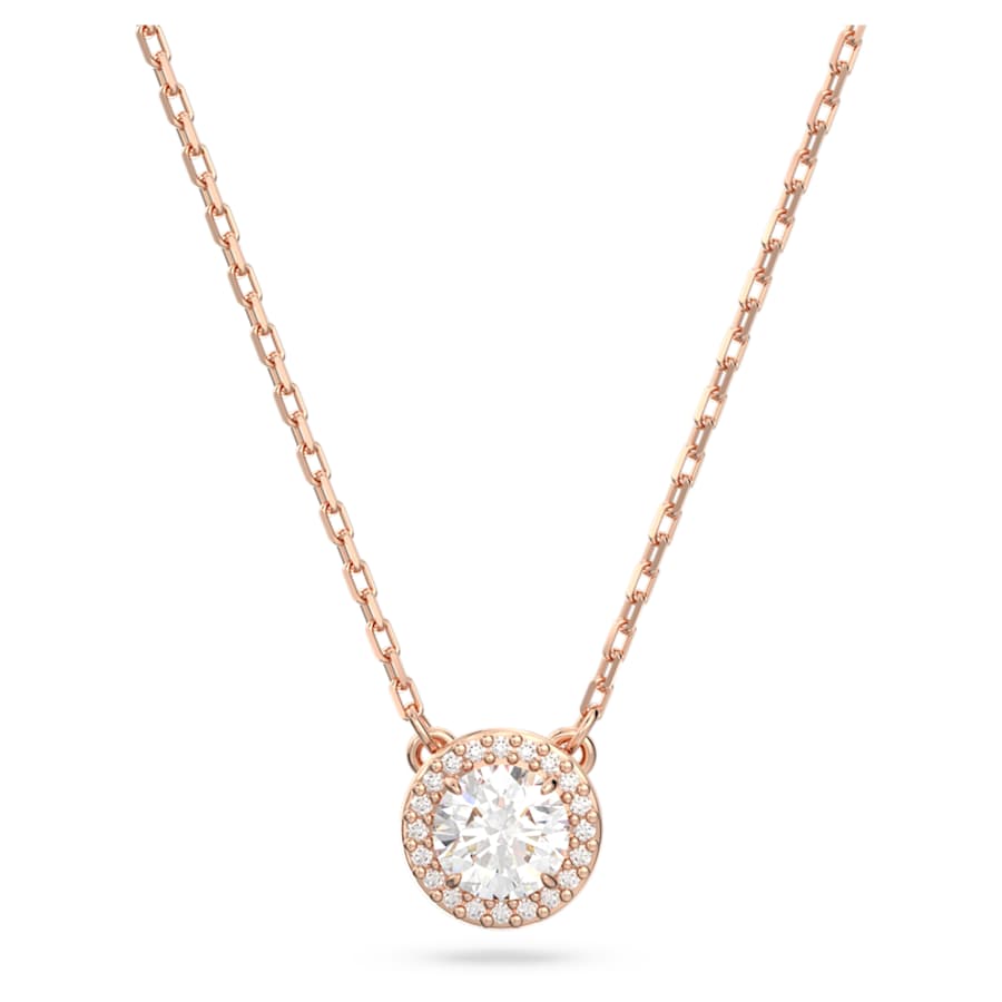 COLLAR SWAROVSKI CONSTELLA, TALLA REDONDA, BLANCO, BAÑO TONO ORO ROSA