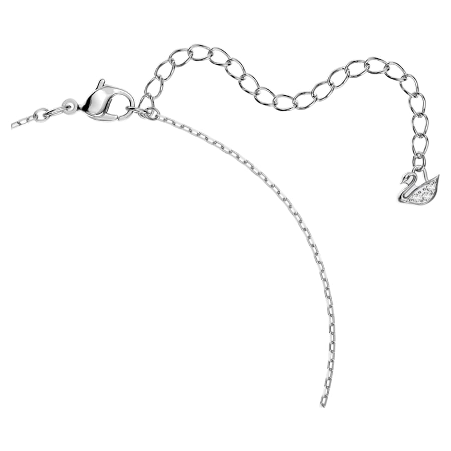 COLLAR SWAROVSKI SPARKLING DANCE TALLA REDONDA, BLANCO, BAÑO DE RODIO