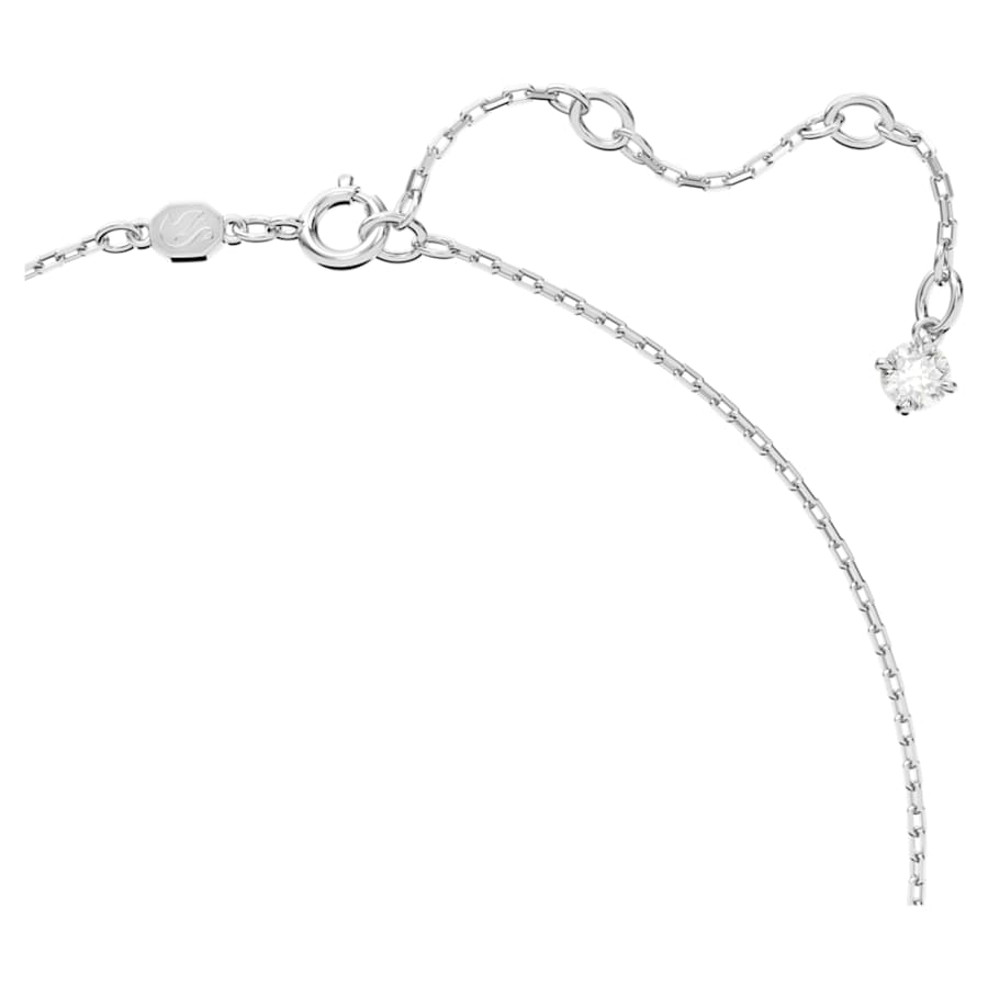 SET SWAROVSKIUNA TALLA OCTOGONAL, AZUL, BAÑO DE RODIO