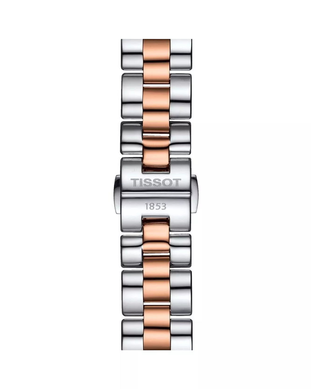 RELOJ TISSOT T-WAVE, CUARZO, ESFERA DE MADRE PERLA BLANCA, BRAZALETE DE ACERO, 30 MM